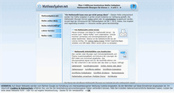 Desktop Screenshot of matheaufgaben.net