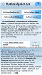 Mobile Screenshot of matheaufgaben.net